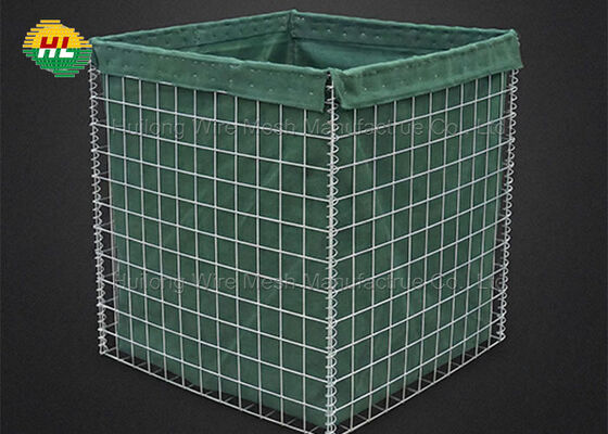 Protective Hesco Gabions Defensive Barrier Bastions Heavy Duty Barrier Bunkers Galvanized Explosion Proof Sand Walls For Flood Control Areas