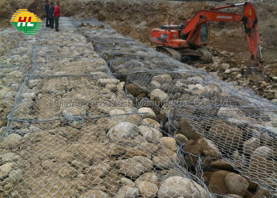25x25x50Cm Galvanized Gabion Baskets EN Standard For Stones Bricks