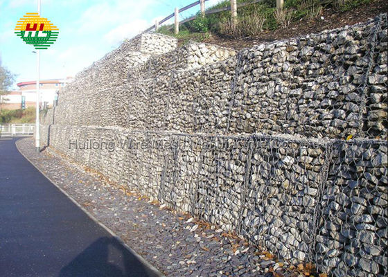 100x120mm Hexagonal Gabion Box weather resistant For Dam Restoration