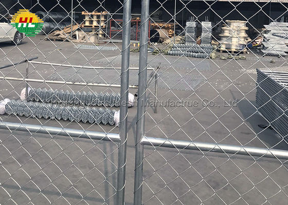 50mm Opening Temporary Metal Fence Panels with diagonal mesh