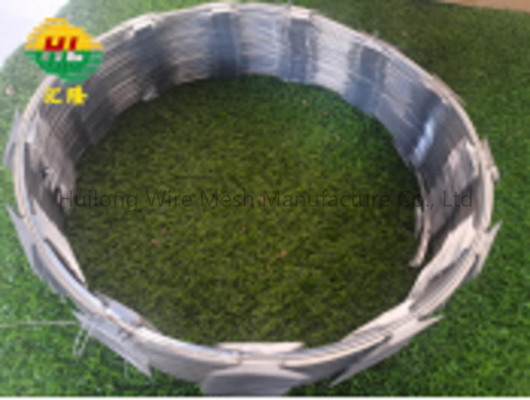 Hot-dipped Prison CBT-65 Concertina Coiled Razor Barbed Wire Fence
