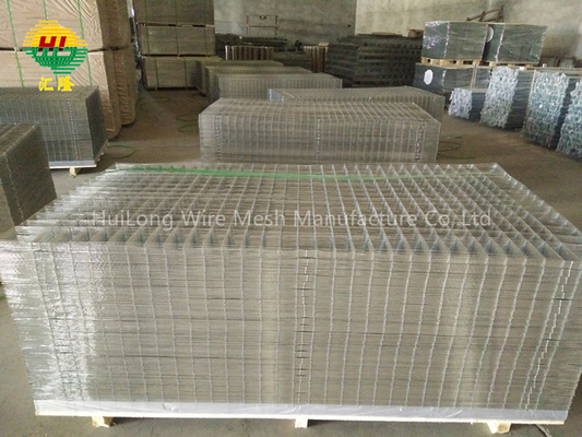 Construction Electric Galvanized Welded Steel Fence Panels 5 Inch X 5 Inch