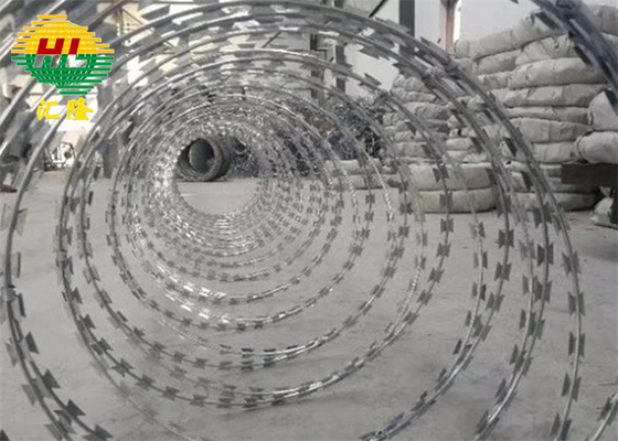 BTO-18 Conertina Razor Wire Galvanizado para Prisões e Instalações Correcionais