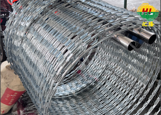 Concertina Razor Wire resistente à corrosão fácil de instalar segurança superior