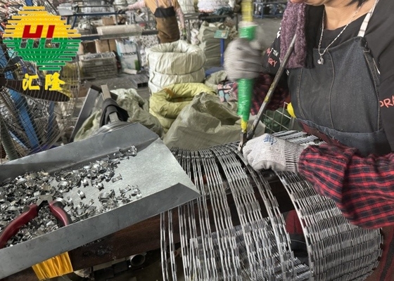 Anti-roubo Nestor Rolling Cage Razor Blade Wire Galvanizado