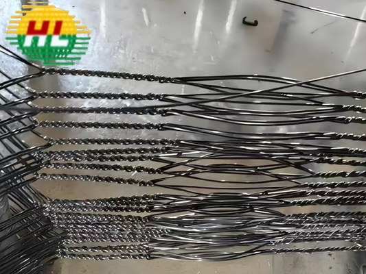 Diâmetro de fio 0,5 mm Barreira de defesa de ferro Obstáculo oculto Discreto Enredo Rede para drones