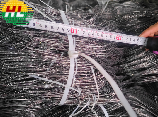 1.2x0.6x0.8 M Dimensões de dobra Barreira discreta para alta segurança Ptwist -0.8 mm Diâmetro de fio